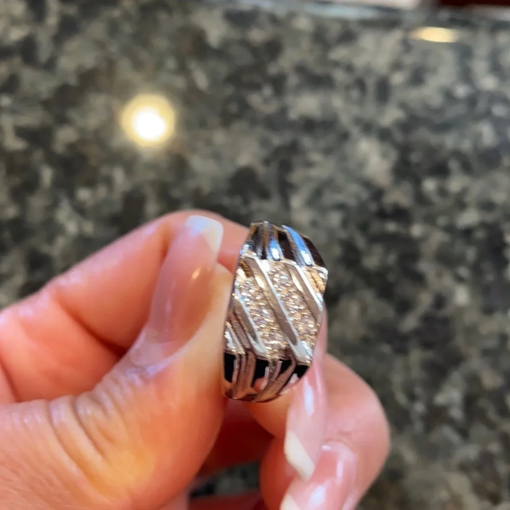 Men’s Sterling silver Wedding Ring 8 9 10 11 12